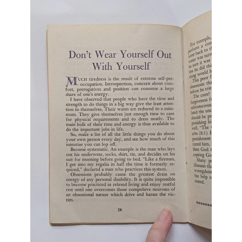 You Can Relax Norman Vincent Peale Vintage 1953 Self Help Positive Thinking Book